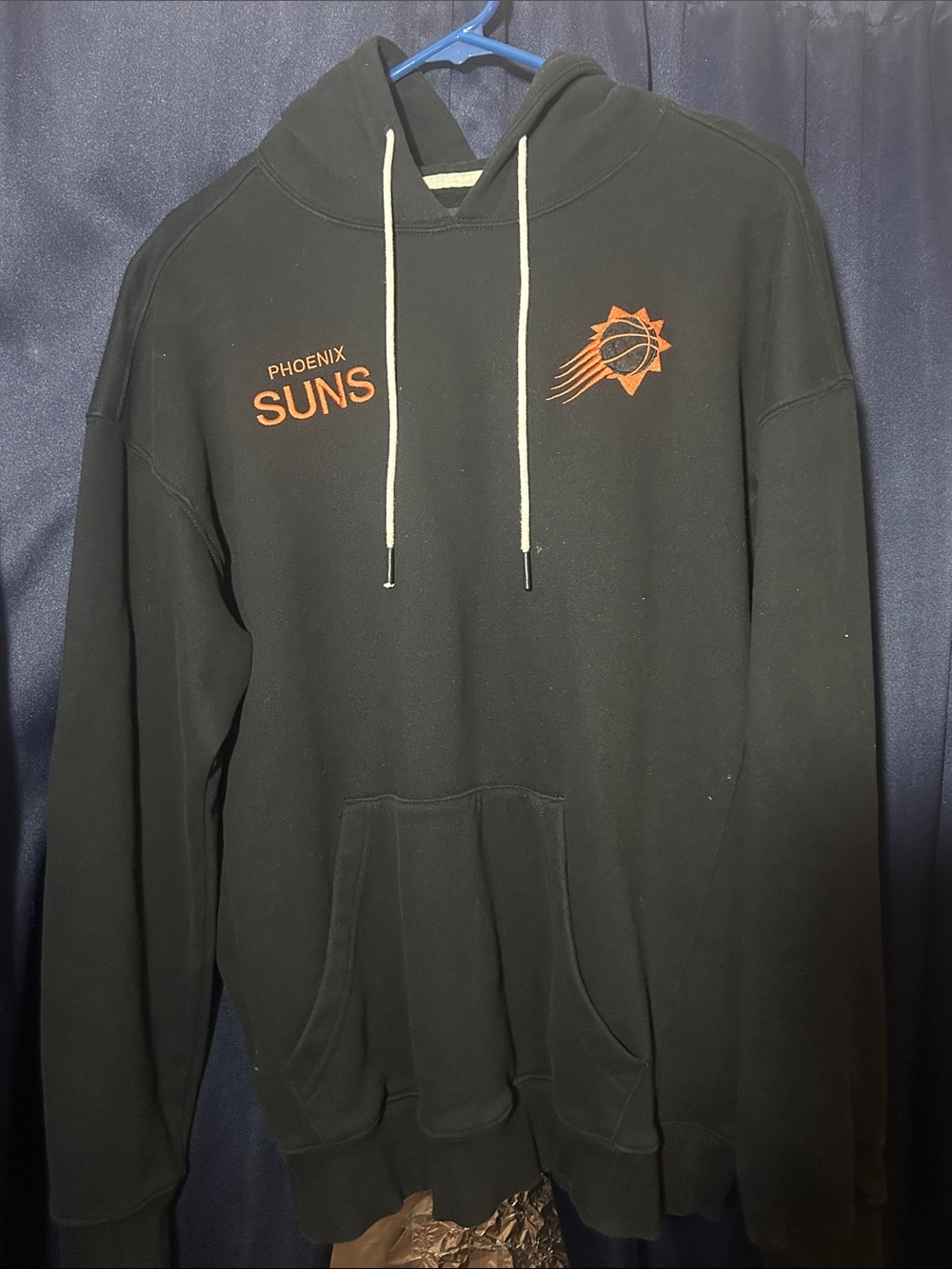 Signature Black Phoenix Suns Hoodie with Orange Logo